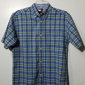 Vintage Tommy Hilfiger Plaid Button Shirt p28